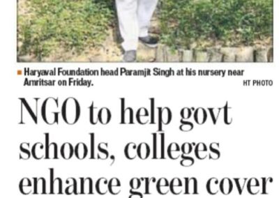 NGO to help govt. schools, Colleges enhance green cover